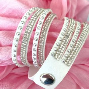 Made With Swarovski Crystals Combo Choker Bracelet